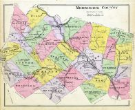 Merrimack County, New Hampshire State Atlas 1892